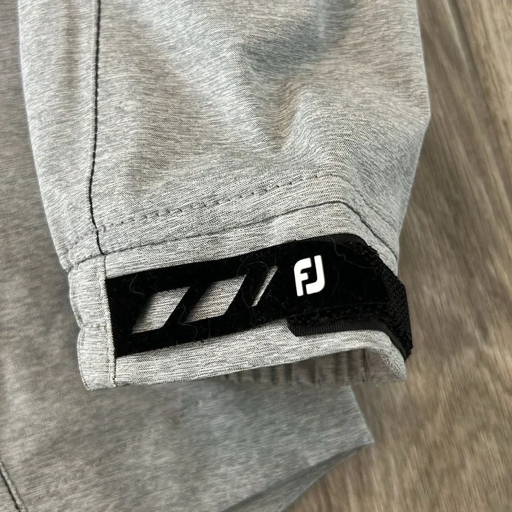 Footjoy Gray and Black Zip-Up Jacket - Picture 3 of 9